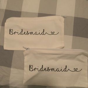 Bridesmaid makeup bags new